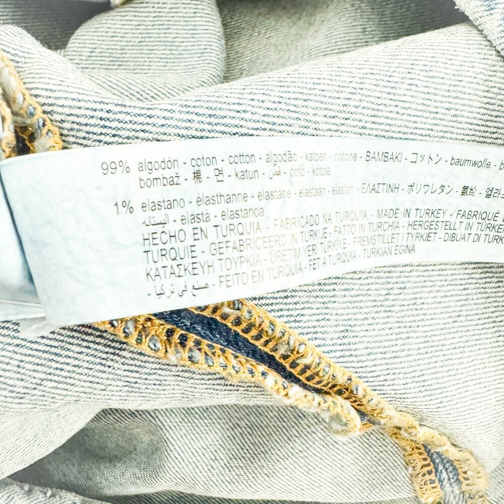 Zara Sleeveless Strapless Jean Light Wash Denim Mini Dress Zip Size Large MINT - Picture 4 of 5
